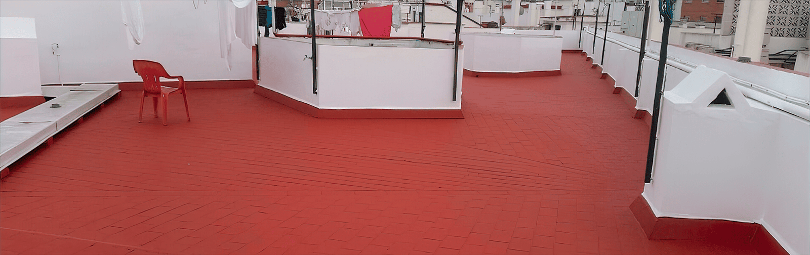 Resultado de empresa de trabajos en altura tras impermeabilización de cubierta